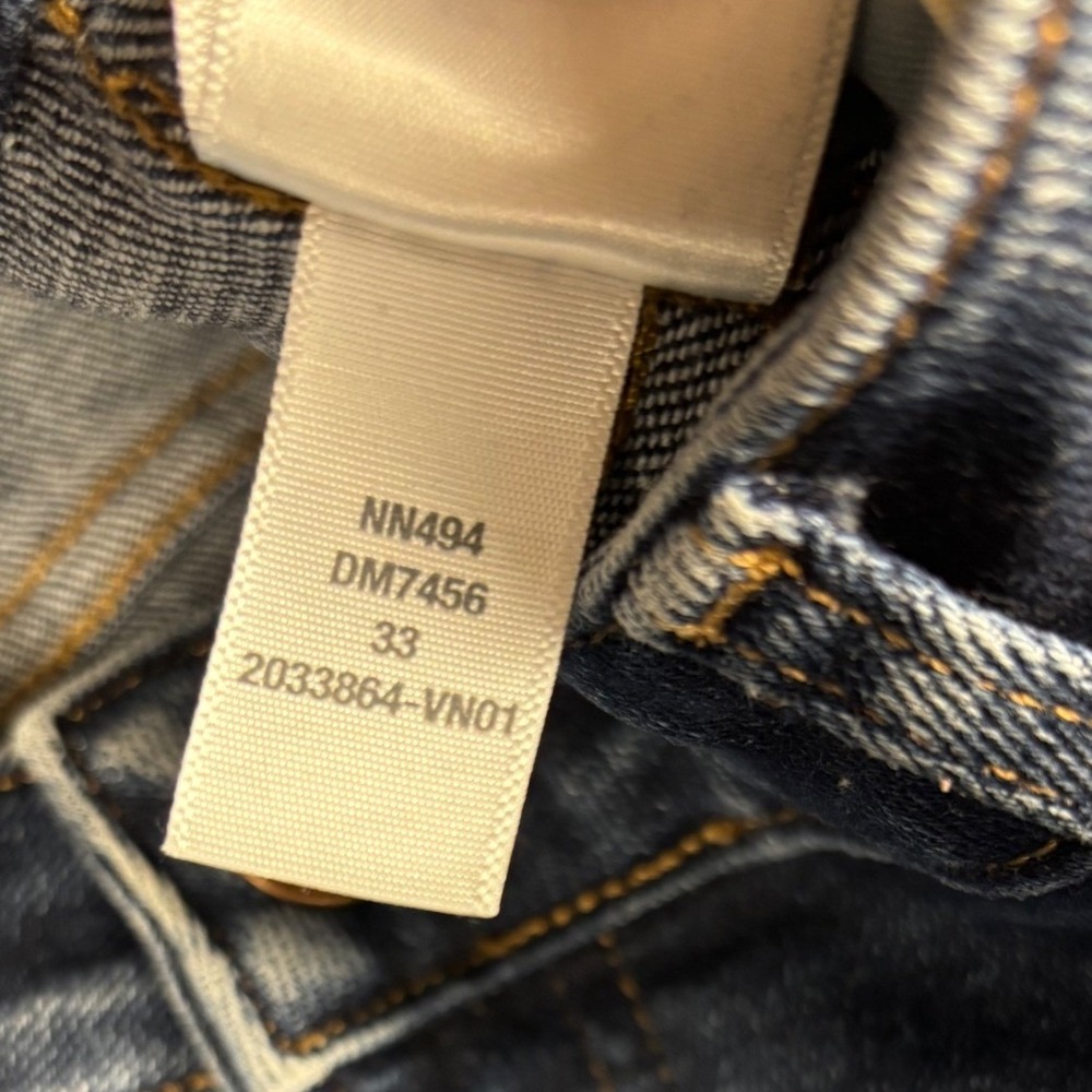 Madewell Curvy High-Rise Skinny Jeans Dark Wash Denim 33 Blue DM7456 - Picture 7 of 11